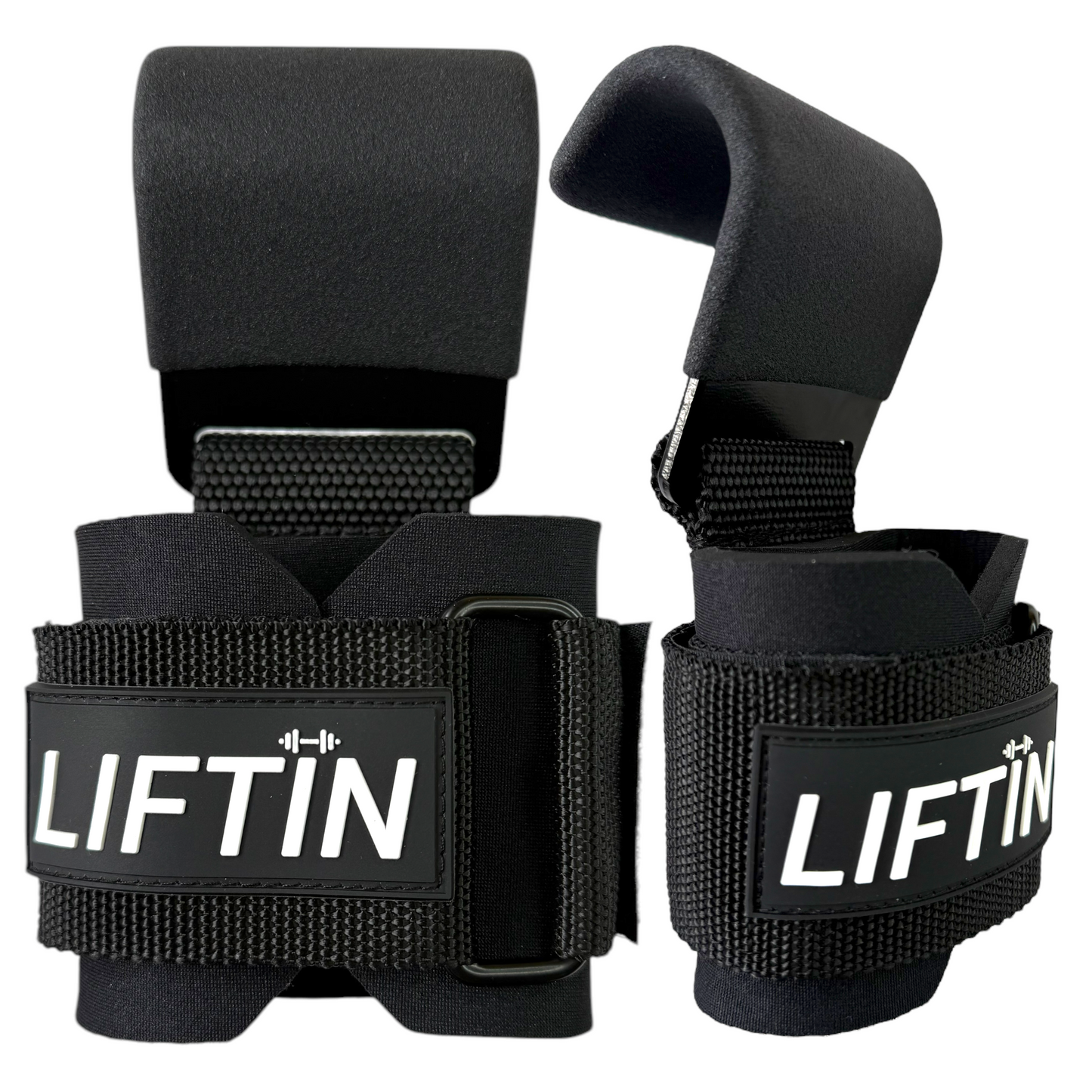 LIFTIN lifting hooks - one size fits all met comfortabele en duurzame polsbanden - zijaanzicht