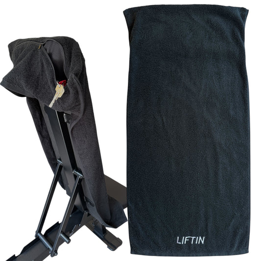 Sporthanddoek 100% Katoen XL Zwart