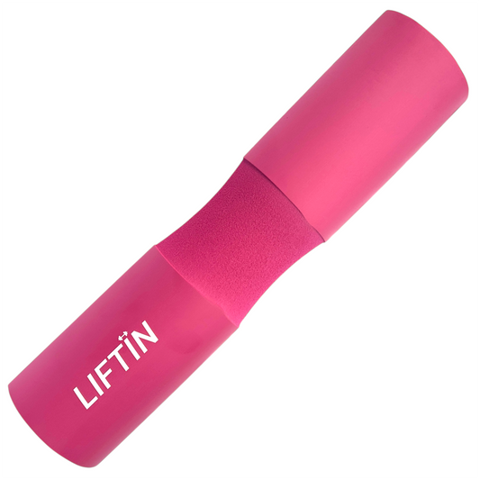 LIFTIN barbell kussen - stijlvolle roze pad voor ultiem comfort en bescherming tijdens fitness - vooraanzicht
