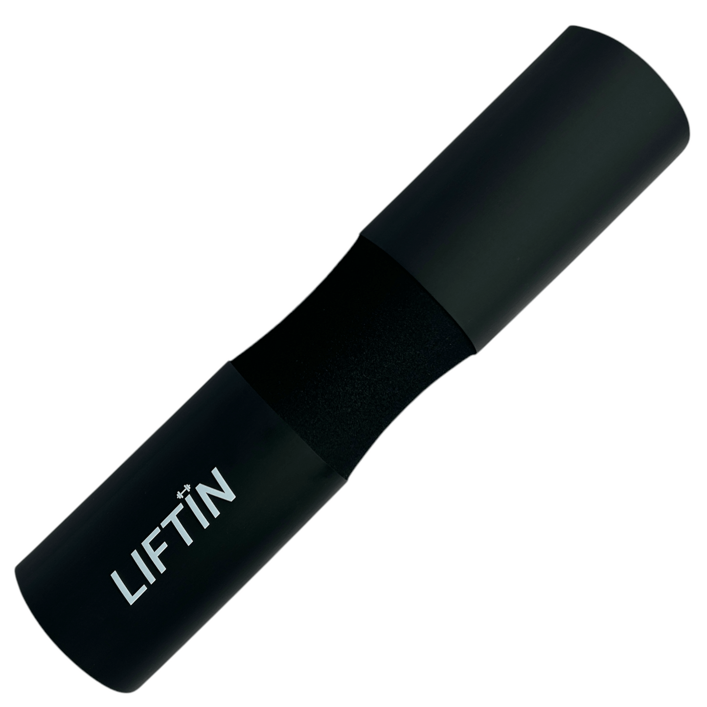 LIFTIN barbell pad - zwart halter kussen van high density foam voor comfort tijdens squats en hip thrusts - vooraanzicht