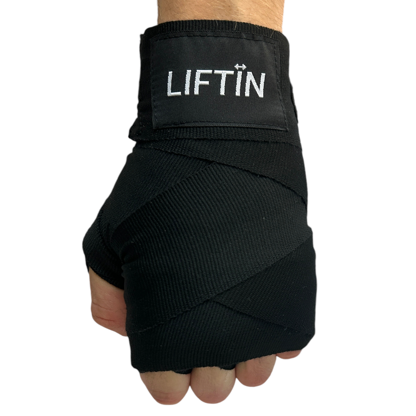 LIFTIN boxing wraps - stevige klittenband sluiting voor stabiliteit tijdens intensieve bokssessies - gebruiksvoorbeeld