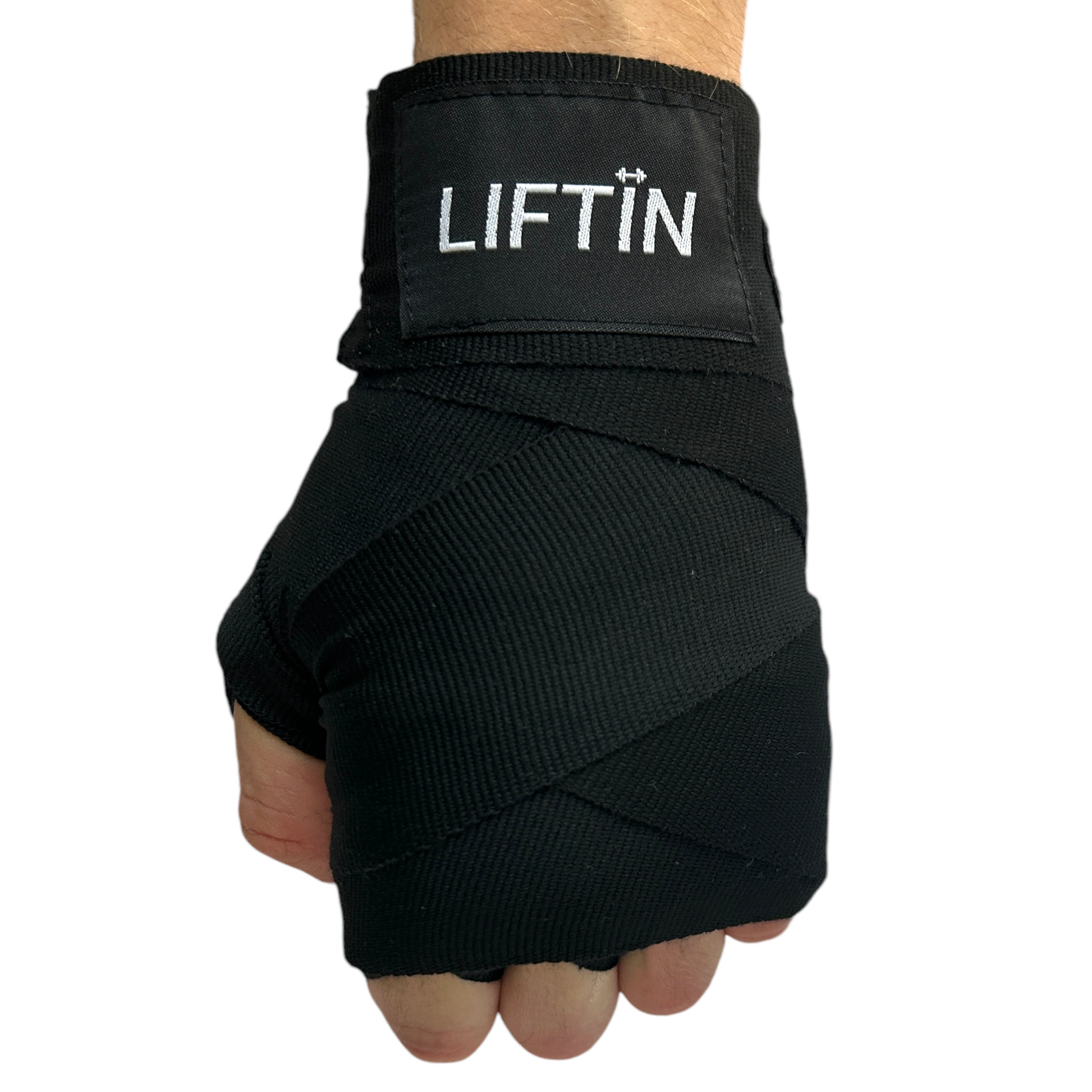 LIFTIN boxing wraps - stevige klittenband sluiting voor stabiliteit tijdens intensieve bokssessies - gebruiksvoorbeeld