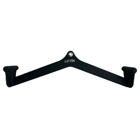 LIFTIN lat pulldown bar - ergonomisch ontworpen lat pulldown stang met medium grip - vooraanzicht