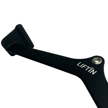 LIFTIN lat pulldown bar - ergonomische lat pulldown grip voor comfort en stabiliteit - zijaanzicht