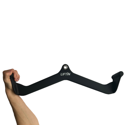 LIFTIN lat pulldown bar - small grip lat pulldown stang voor natuurlijke beweging tijdens workouts - gebruiksvoorbeeld