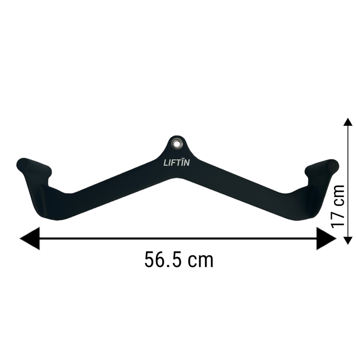 LIFTIN lat pulldown bar - robuuste lat pulldown grip voor effectieve rugspieroefeningen - detailopname