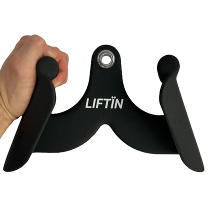 LIFTIN lat pulldown bar - close grip lat pulldown stang voor natuurlijke beweging tijdens workouts - gebruiksvoorbeeld
