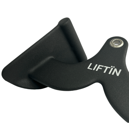 LIFTIN lat pulldown bar - robuuste lat pulldown grip voor effectieve rugspieroefeningen - detailopname