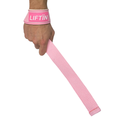 Close-up van de latex coating op de LIFTIN lifting straps - voor extra grip en duurzaamheid - close-up