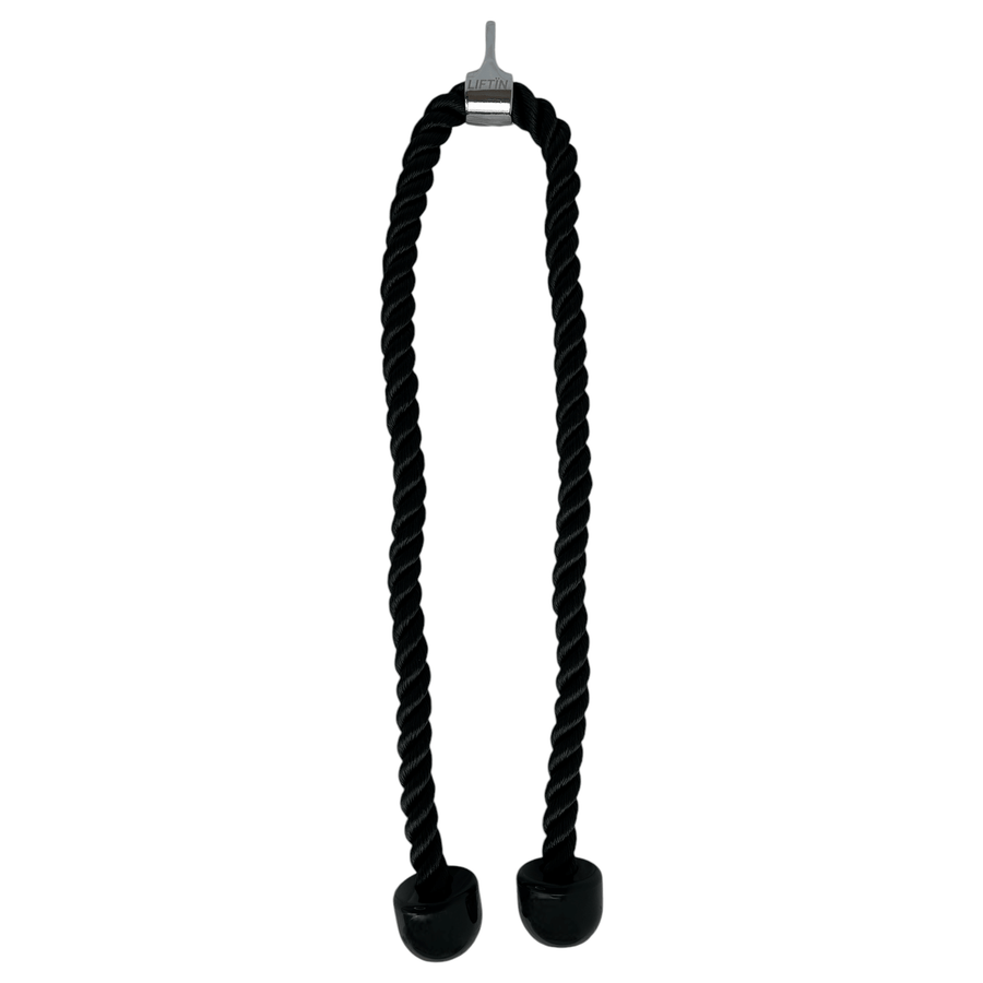 LIFTIN tricep rope 140 cm - stevig XXL triceps touw voor krachttraining met volledige ROM - vooraanzicht