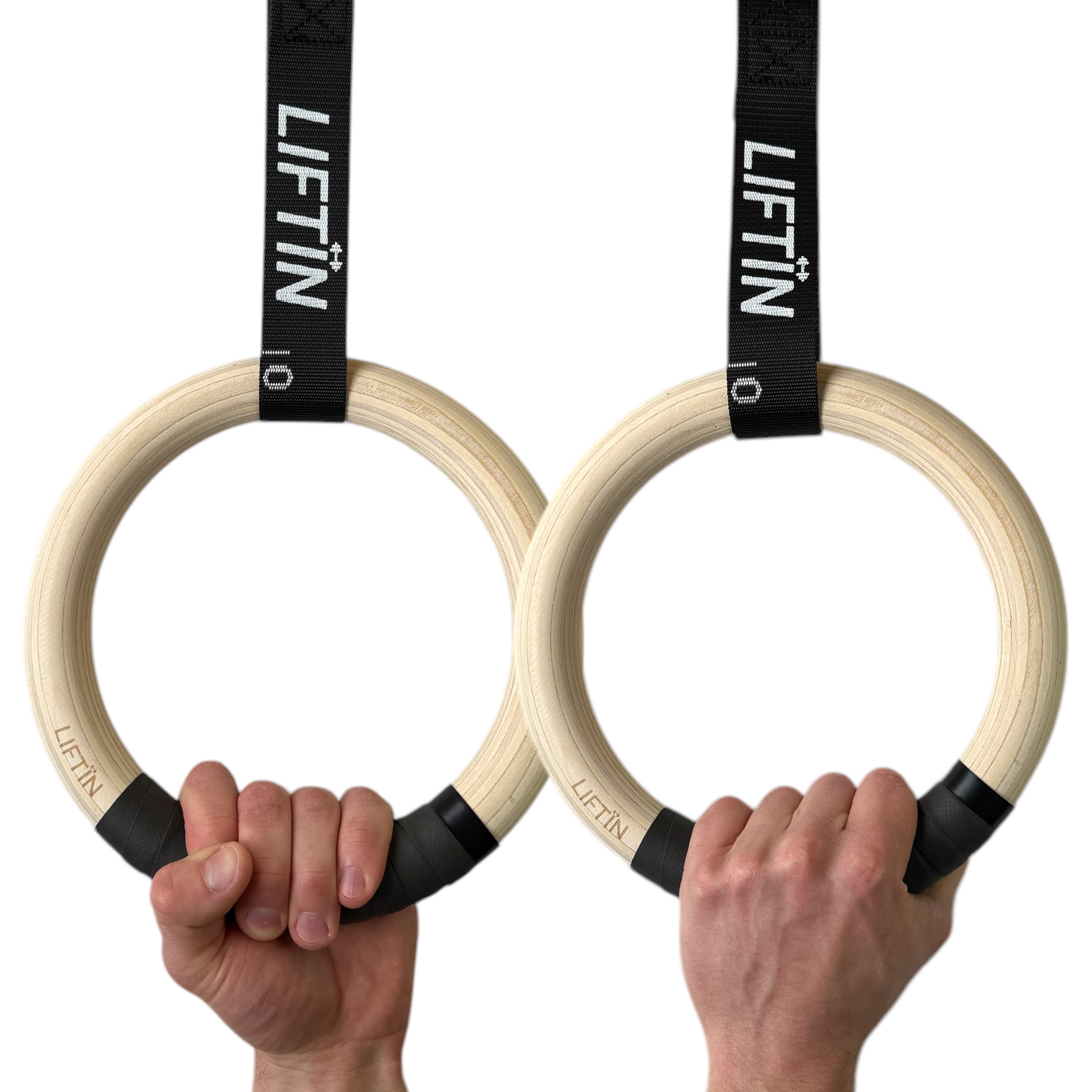 LIFTIN turnringen - duurzame houten ringen voor kracht- en stabiliteitstraining - gebruiksvoorbeeld