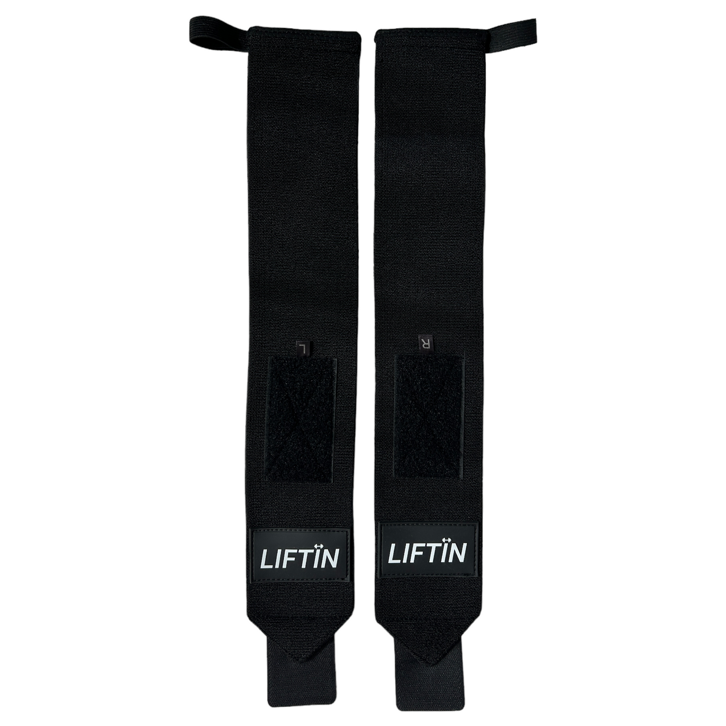 LIFTIN wrist wraps - ondersteuning en bescherming voor polsen bij intensieve krachttraining - bovenaanzicht