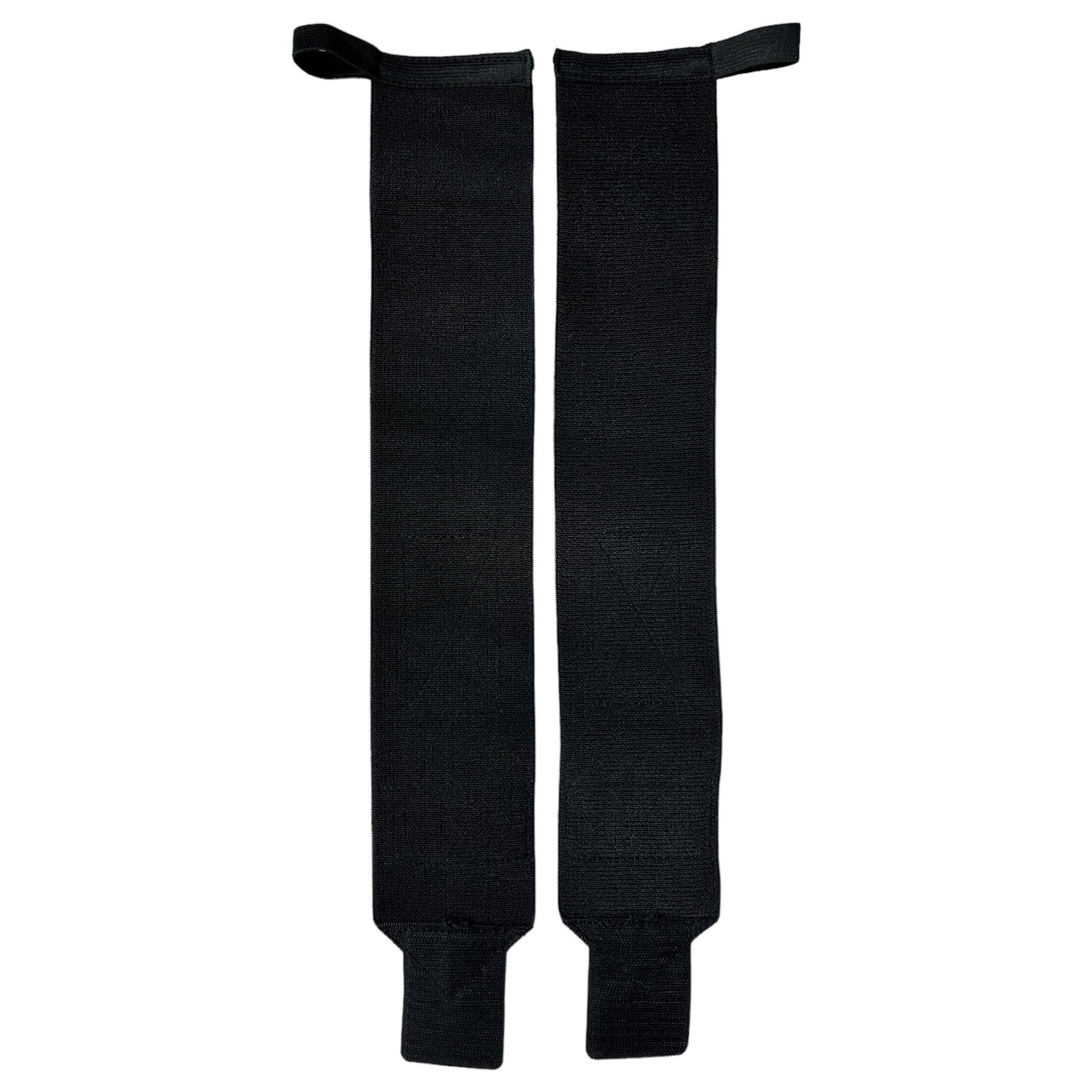 LIFTIN wrist wraps - zwart, hoogwaardige pols ondersteuning voor krachttraining - achteraanzicht