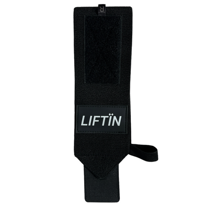 LIFTIN wrist wraps - ondersteuning en bescherming voor polsen bij intensieve krachttraining - bovenaanzicht 2