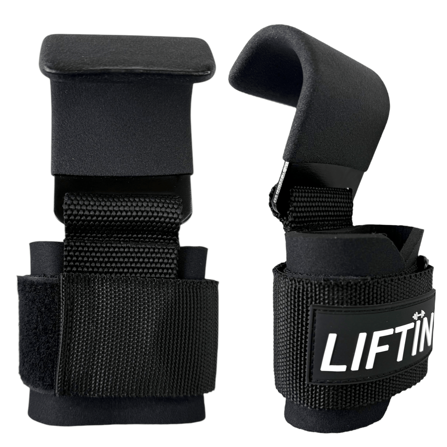 LIFTIN lifting hooks - stevige stalen haken met siliconen coating voor maximale kracht - vooraanzicht