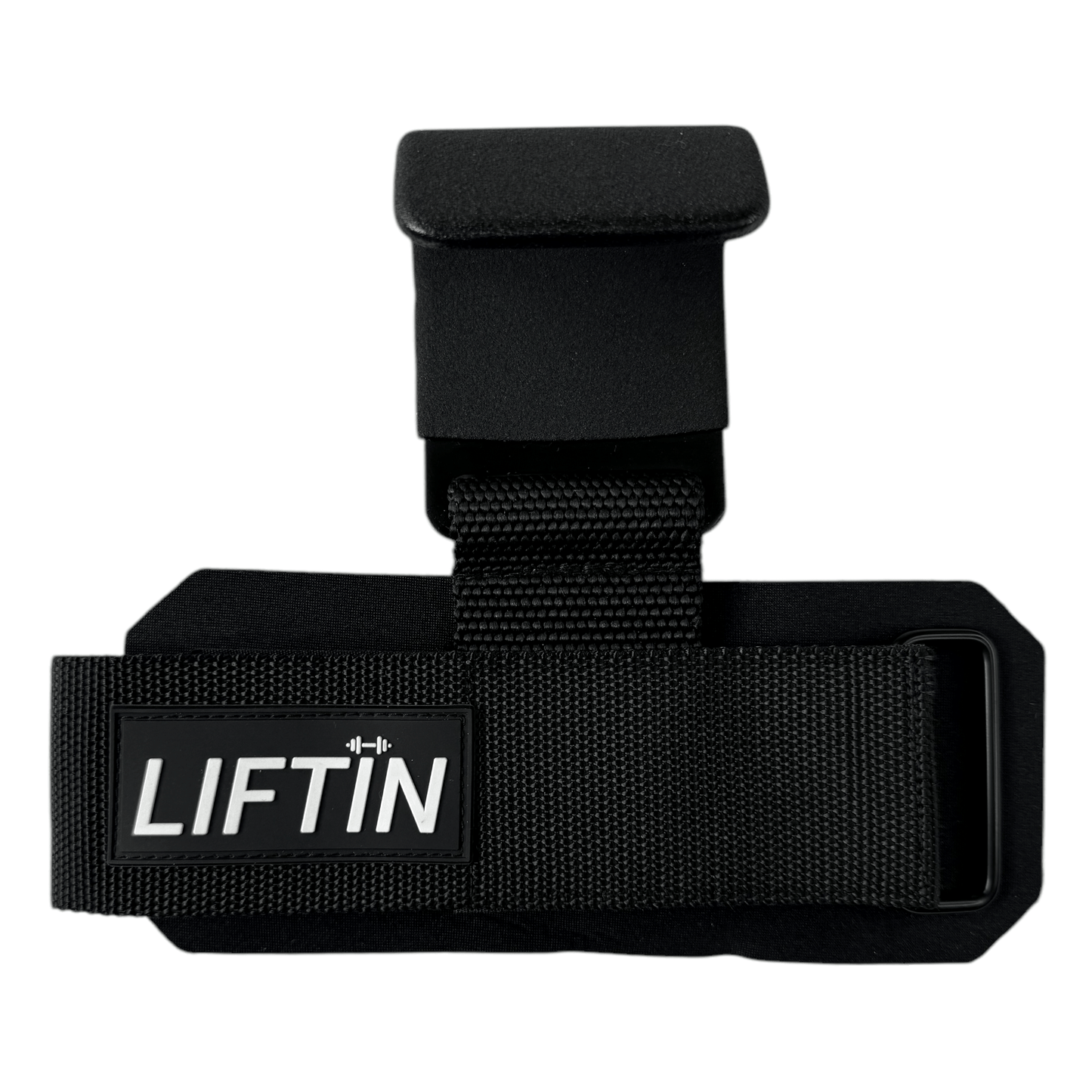 LIFTIN lifting hooks - verstelbare polsbanden met klittenband sluiting voor een stevige pasvorm - detailopname