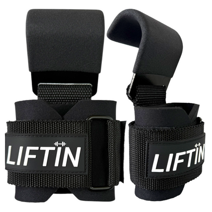 LIFTIN lifting hooks - one size fits all met comfortabele en duurzame polsbanden - zijaanzicht